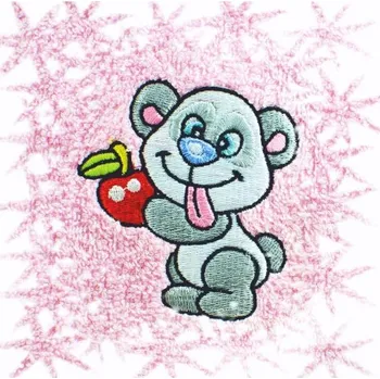 Sprchový závěs Dětský ručník s výšivkou QUALITY 400 g/m2 - PANDA