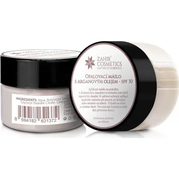 Přípravek na opalování Zahir Cosmetics Opalovací máslo s arganovým olejem SPF30