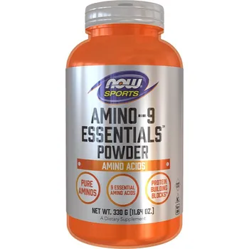 Aminokyselina NOW Foods EAA Amino-9 Essentials Powder 330 g