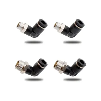 Kompresor SRJQXH 4dílné pneumatické konektory, dva různé modely (6MM × 1/4" a 6MM × 1/8") rychlospojky s