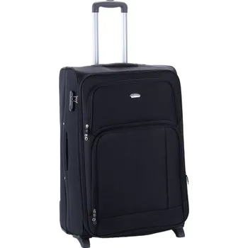 Velký cestovní kufr na dvou kolečkách s expandérem 80 l Suitcase 91074 černá