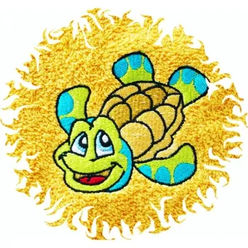 Dětská osuška s výšivkou QUALITY 400 g/m2 - ŽELVIČKA