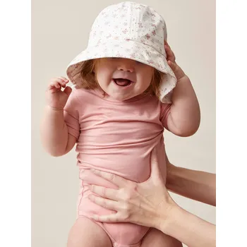 Dětské body s krátkým rukávem z bambusu Misty Rose MINYMO Velikost: 92