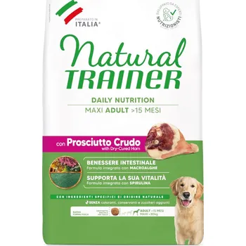 Krmivo pro psa 2x12kg Trainer Natural Adult Maxi Prosciutto