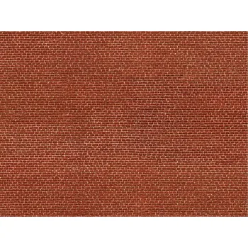 Modelová železnice NOCH 0056610 univerzální 3D kartonová deska kabřinec červený