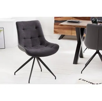 Jídelní židle Židle DAVAO DUNKEL (Jídelní židle tmavě šedá.)