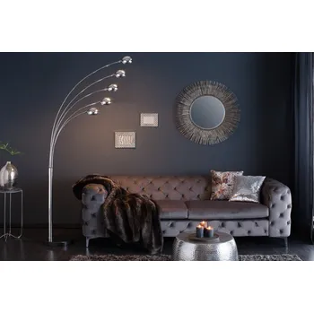 Stojací lampa 5 LIGHT (Designová stojací lampa chrom.)