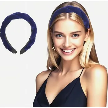 Karnevalový kostým Dámská široká čelenka v tradičním bavorském kostýmu pletená čelenka pro ženy a dívky (námořnická