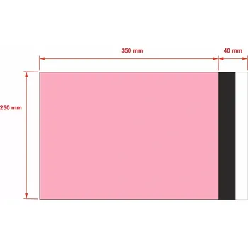 Obálka PLASTOVÉ OBÁLKY 250x350 mm růžové od 10 ks