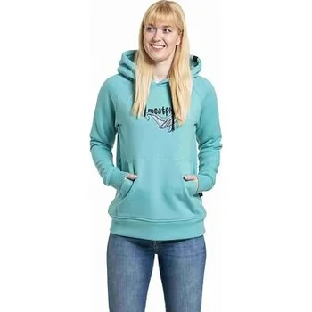 Dámská mikina Meatfly dámská mikina Watani Turquise Whale | Modrá | Velikost XL