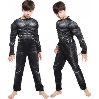 Karnevalový kostým Dětský kostým Svalnatý Černý panter 122-134 L