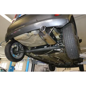 Tlumič výfuku Fox Sportauspuff koncový tlumič výfuku s koncovkou 1x90 Typ 16 pro Suzuki Ignis III s motorem 1.2, s pohonem předních kol SLEVA 2%