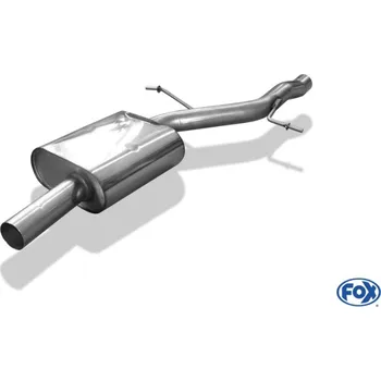 Tlumič výfuku Fox Sportauspuff středový díl s tlumičem výfuku pro Audi A4 B8 s motorem 2.0 TFSI, B8 typ 8K SLEVA 2%