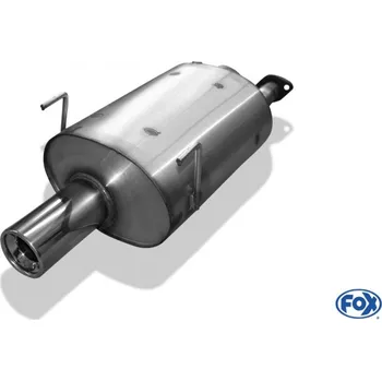 Tlumič výfuku Fox Sportauspuff koncový tlumič výfuku s koncovkou 1x90 Typ 13 pro Honda Civic IV 1991-1995 s motorem EG3, EG4, EK3 SLEVA 2%