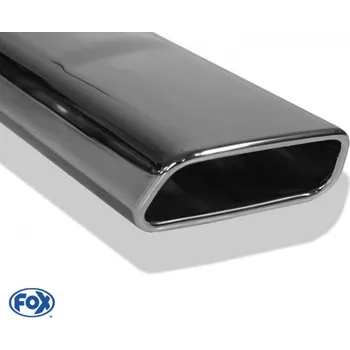 Tlumič výfuku Fox Sportauspuff koncový tlumič výfuku s koncovkou 145x65 Typ 59 na obou stranách pro Škoda Superb II 2009- s motorem 3.6 V6 SLEVA 2%