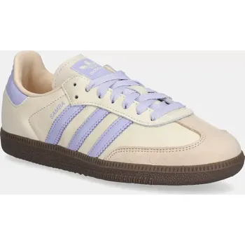 Dámská obuv Tenisky adidas Originals Samba OG W JI2678 béžová 12X, EUR 40 2/3