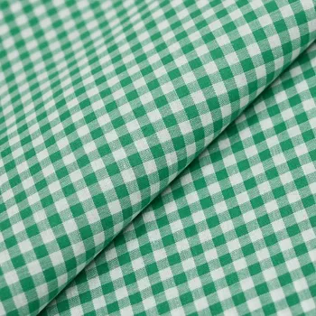 Kanafas 22908 zeleno-bílá kostka 5 x 5mm, š.155