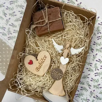 Mýdlo Dárková sada 100% přírodní mýdlo - Babičce Mýdlo: V mléčné dráze