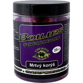 Boilies Carp Servis Václavík Boilies v dvojobalu - 180g 20 mm mrtvý korýš
