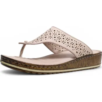 Dámské žabky DÁMSKÉ ŽABKY WILD 016-950NUDE BÉŽOVÁ Barva: BÉŽOVÁ, Velikost: 42