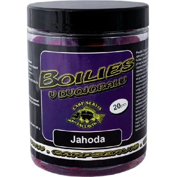 Boilies Carp Servis Václavík Boilies v dvojobalu - 180g 20 mm jahoda