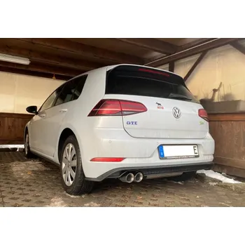 Tlumič výfuku Fox Sportauspuff koncový tlumič výfuku s koncovkou 2x80 Typ 25 pro Volkswagen Golf VII 2014- s motorem 1.4 SLEVA 2%