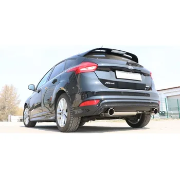 Tlumič výfuku Fox Sportauspuff koncový tlumič výfuku s koncovkou 1x100 Typ 16 na obou stranách pro Ford Focus III ST 2013- s motorem 1.5, 1.6, ST-Line hatchback SLEVA 2%