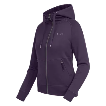 Jezdecká mikina Mikina dámská Orlando tmavě fialová ELT Velikost: L