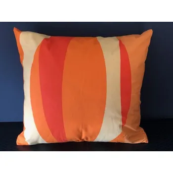 Povlak na dekorativní polštářek Tibex Povlak VLNY oranžové 40 x 40 cm