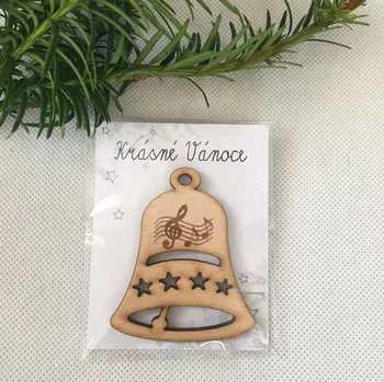Vánoční ozdoba Vánoční ozdoba noty sáček motiv 6