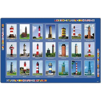 SEA Club Prostírání - německé majáky, plast, 43x29cm