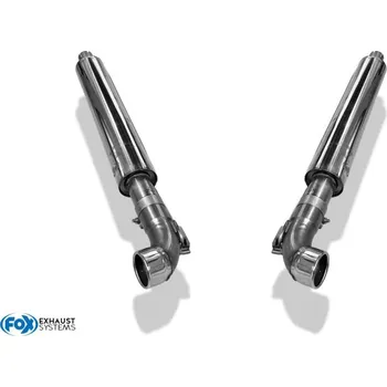 Tlumič výfuku Fox Sportauspuff koncový tlumič výfuku s výstupem do strany s koncovkou 1x90 Typ 12 na obou stranách pro Dodge Viper 2003-2010 s motorem 8.4 SLEVA 2%