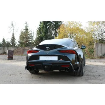 Tlumič výfuku Fox Sportauspuff koncový tlumič výfuku s koncovkou 129x106 Typ 44 černé na obou stranách pro Toyota Supra s motorem 3.0 SLEVA 2%