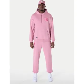 Pánská mikina New Era Mikina New York Yankees MLB League 60596174 Růžová Regular Fit M