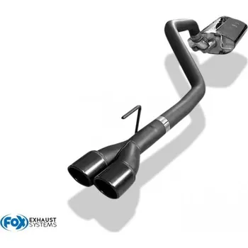 Tlumič výfuku Fox Sportauspuff koncový tlumič výfuku s koncovkou 2x90 Typ 16 černá pro Jeep Commander 2005-2010 s motorem 4.7 SLEVA 2%
