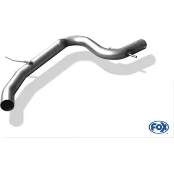 Tlumič výfuku Fox Sportauspuff náhrada středového tlumiče pro Seat Leon 1P s motorem 2.0 TDI, 2.0 TFSI SLEVA 2%