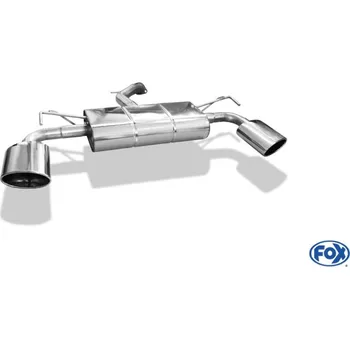 Tlumič výfuku Fox Sportauspuff koncový tlumič výfuku s koncovkou 160x90 Typ 38 na obou stranách pro Hyundai I30 PDE 2017- s motorem 1.4 SLEVA 2%