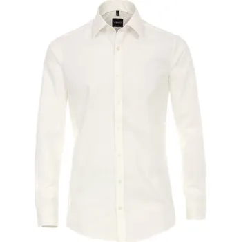 Pánská košile Pánská bavlněná košile Barva: Béžová, Velikost: 40, Střih: SLIM FIT