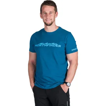 Pánské tričko Triko Northfinder Ferdinand Barva: Modrá, Velikost: S, Pohlaví: Pánské
