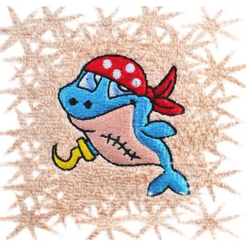 Sprchový závěs Dětský ručník s výšivkou QUALITY 400 g/m2 - PIRÁT