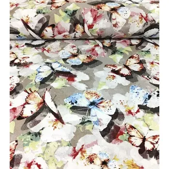 Loneta dekorační látka motýl Aria | RTex