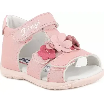 Dívčí sandály Dětské kožené sandály Primigi růžová barva, PYK 79118 7911800 03X, EUR 18
