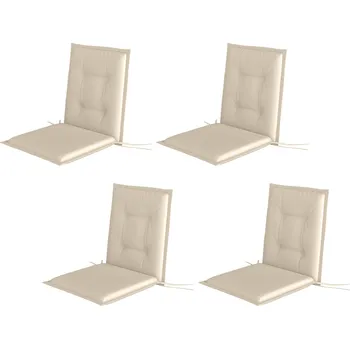 Podsedák OUTSUNNY Sada 4 sedáků na židle 108 x 50 x 5 cm béžová