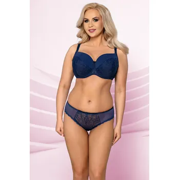 Podprsenka Dámská podprsenka VB-377 tmavě modrá - Vena tmavě modrá 95D