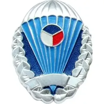 ArmyČastolovice.cz Odznak pro výsadkáře Armády České republiky stříbřitý originál