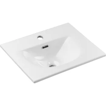 Umyvadlo COMAD SKY 3 50CM DP ( E-8099-3-50 ) - Zápustné umyvadlo SKY 51x40 cm matná bílá