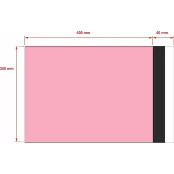 Obálka PLASTOVÉ OBÁLKY 300x400 mm růžové (10 ks)