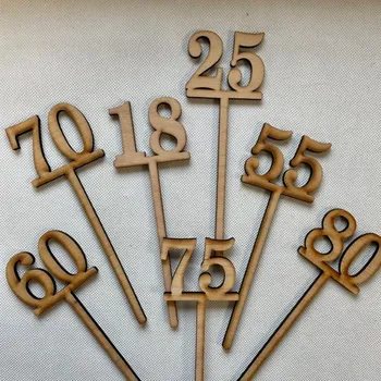 Zápich jubileum výřez 19 cm Jubileum: 45