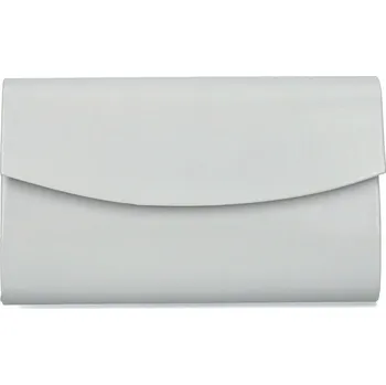 Kabelka Pevné matné psaníčko 1146 světlešedé