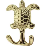 SEA Club Dvojitý háček - Želva, mosaz, 9x11x233cm